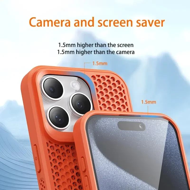 Cooling Heat Dissipation For M - Heat Dissipation Mesh Breathable Case recension och pris