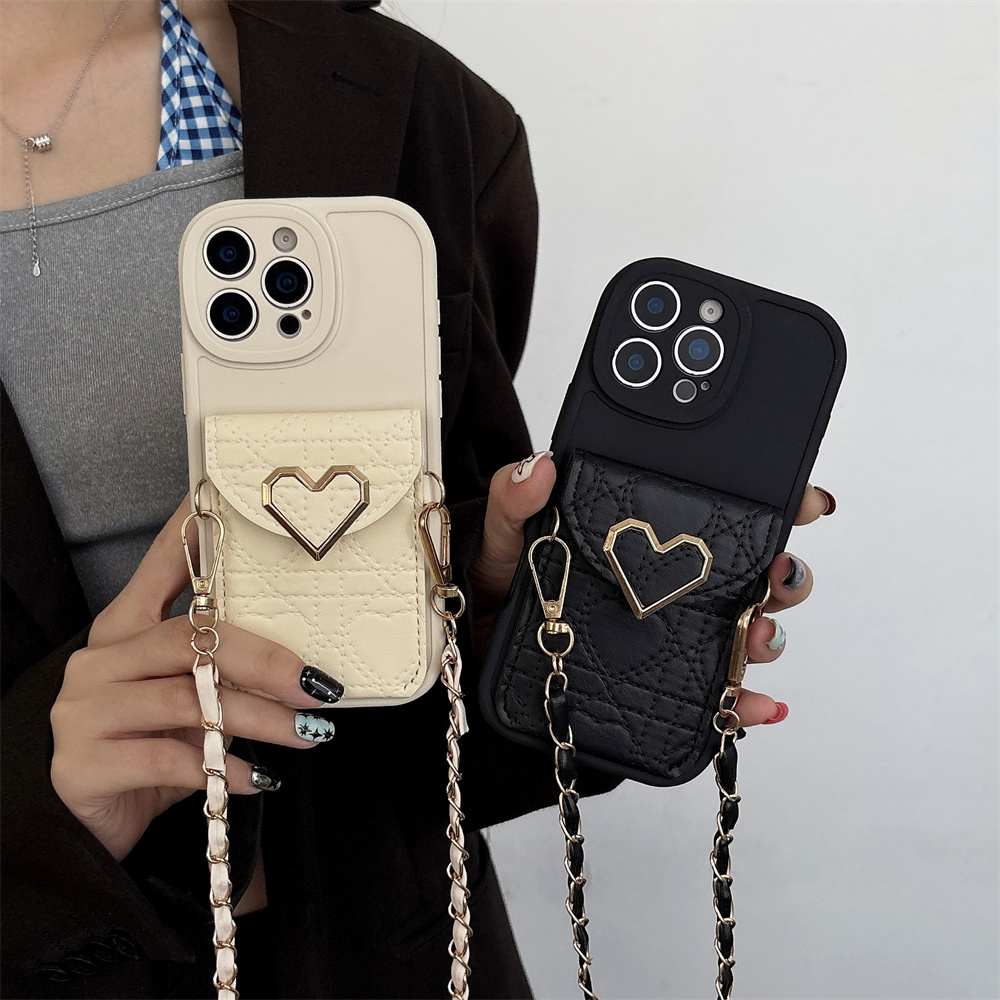 Crossbody Wallet Card Holder P - Leather Wallet Card Holder Phone Cover recension och pris
