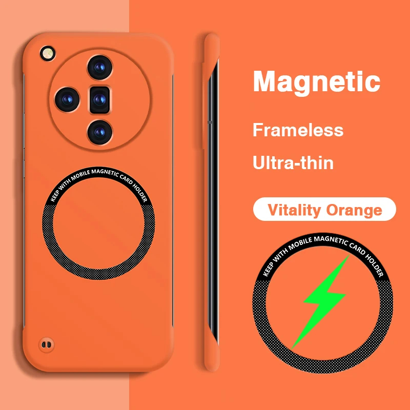 Ultra Thin Magnetic Wireless C - Ultra Thin Frameless Phone Cover recension och pris