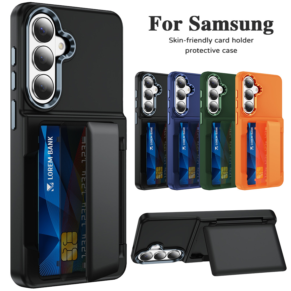 Card Holder Phone Case for Sam - Leather Wallet Card Holder Phone Cover recension och pris