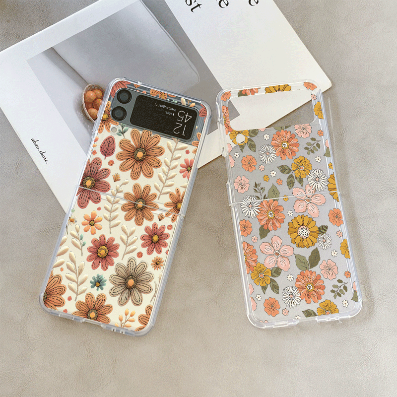 Vintage Flower Print Phone Cas - Vintage Floral Pattern Soft Case recension och pris