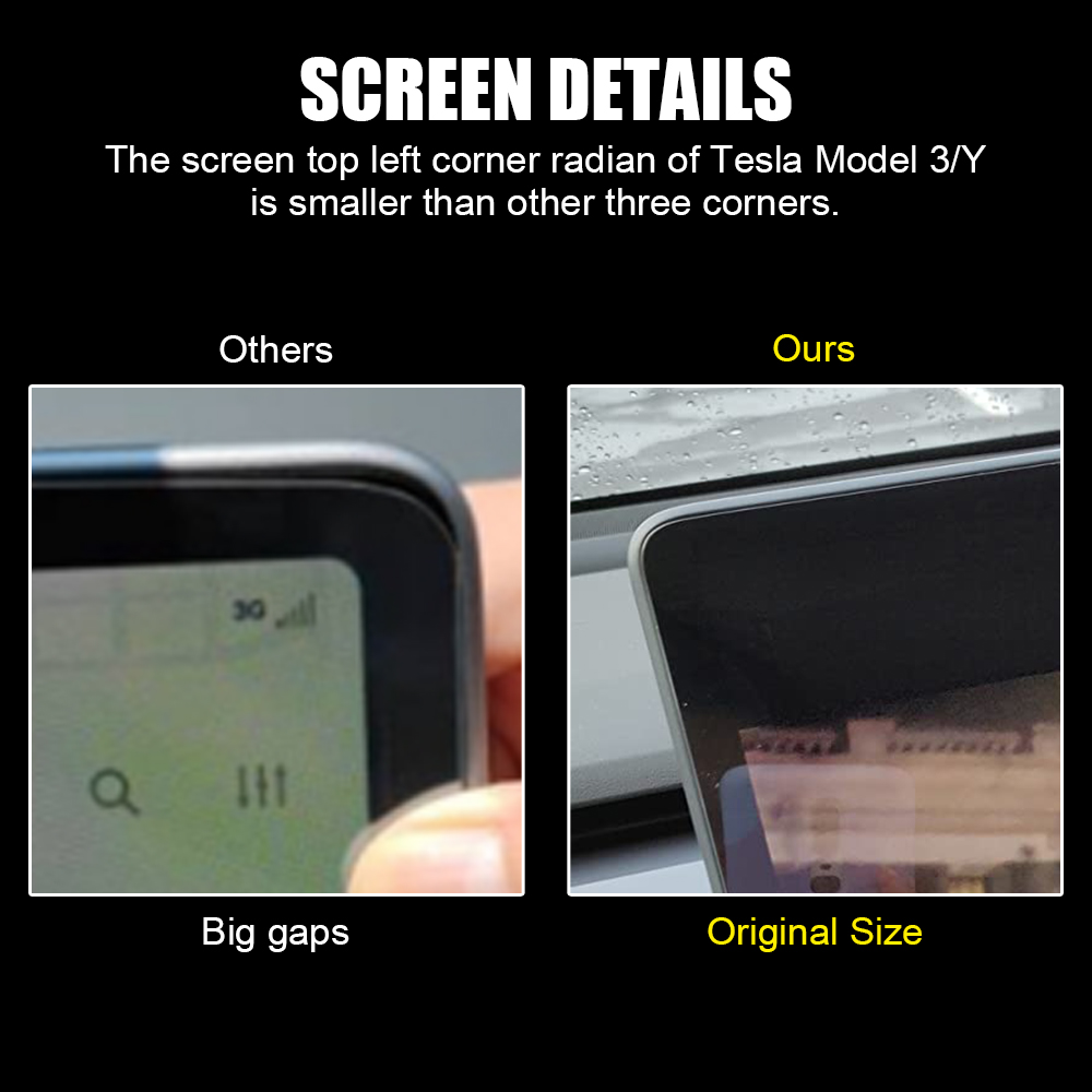 For Tesla Model 3/Y 2021 Matte - Matte Anti Glare Screen Protector recension och pris