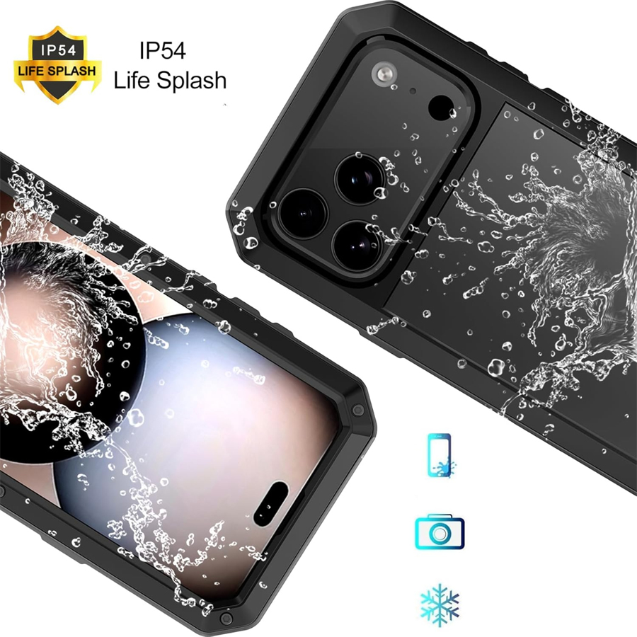 Heavy Duty Metal Armor Phone C - Heavy Duty 360 Full Body Protective Case recension och pris