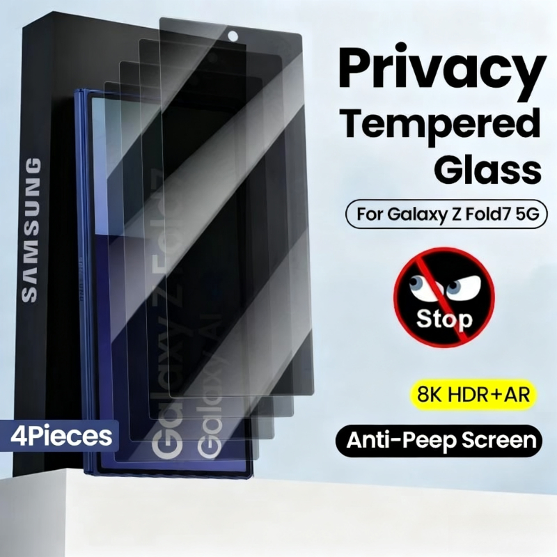 4Pcs Privacy Glass for Samsung - Anti Spy Privacy Glass Case recension och pris