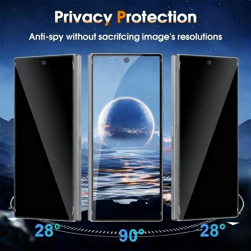 4Pcs Privacy Glass for Samsung - Anti Spy Privacy Glass Case recension och pris
